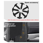 For Jaguar E-pace 2018-2023 4pcs/Set Car Auto Soft Plastic Splash Flaps Fender Guard