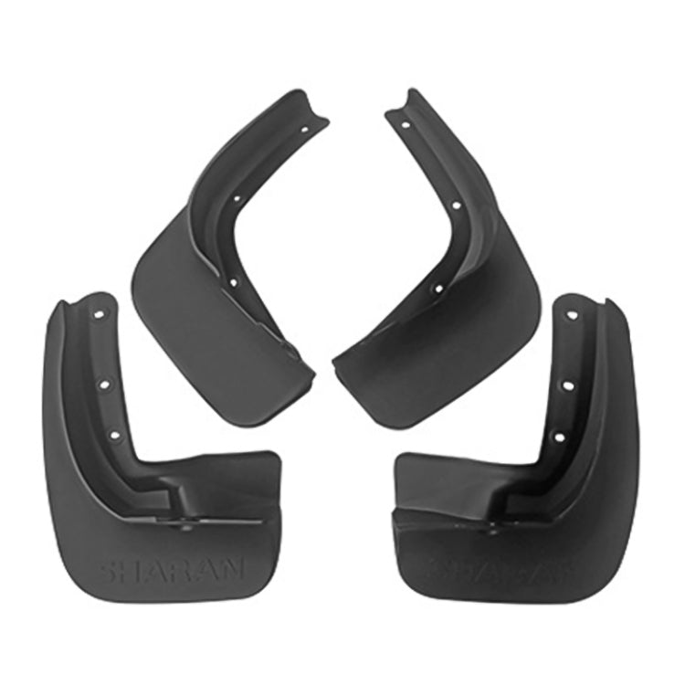 For Volkswagen Sharan 2012-2019 4pcs/Set Car Auto Soft Plastic Splash Flaps Fender Guard