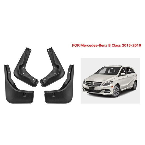 For Mercedes-Benz B-class 2016-2019 4pcs/Set Car Auto Soft Plastic Splash Flaps Fender Guard
