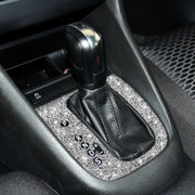 Car Gear Adjustment A Diamond Decoration Cover Sticker for Volkswagen Golf 6 2008-2012, Left-hand Drive
