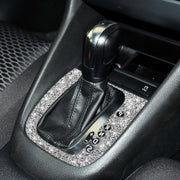 Car Gear Adjustment B Diamond Decoration Cover Sticker for Volkswagen Golf 6 2008-2012, Right-hand Drive
