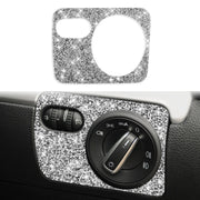 Car Headlight Diamond Decoration Cover Sticker for Volkswagen Golf 6 2008-2012, Right-hand Drive