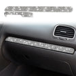 Car Central Control Diamond Decoration Cover Sticker for Volkswagen Golf 6 2008-2012, Left-hand Drive - Car Interior Mouldings by PMC TechLife | Online Shopping South Africa | PMC TechLife | Buy Now Pay Later Mobicred