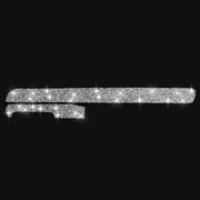 Car Central Control Diamond Decoration Cover Sticker for Volkswagen Golf 6 2008-2012, Left-hand Drive
