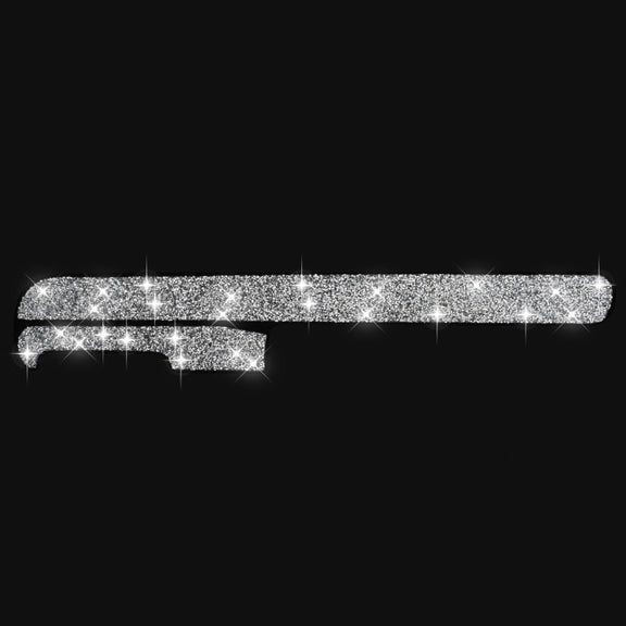 Car Central Control Diamond Decoration Cover Sticker for Volkswagen Golf 6 2008-2012, Left-hand Drive
