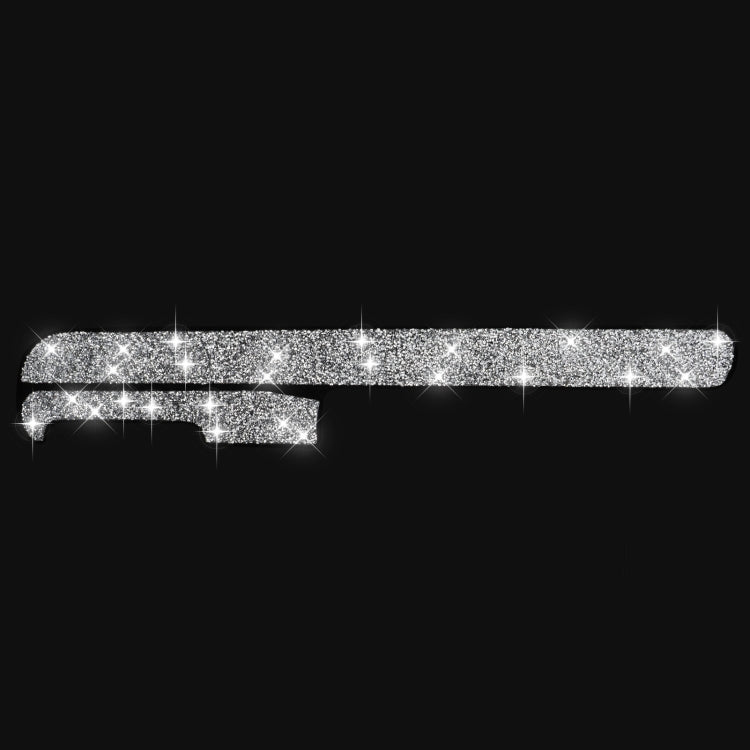 Car Central Control Diamond Decoration Cover Sticker for Volkswagen Golf 6 2008-2012, Left-hand Drive