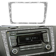Car CD Panel Diamond Decoration Cover Sticker for Volkswagen Golf 6 2008-2012, Left and Right Drive - Car Interior Mouldings by PMC TechLife | Online Shopping South Africa | PMC TechLife | Buy Now Pay Later Mobicred