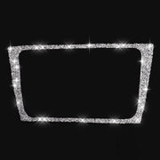 Car CD Panel Diamond Decoration Cover Sticker for Volkswagen Golf 6 2008-2012, Left and Right Drive