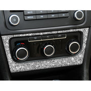 Car AC Panel Diamond Decoration Cover Sticker for Volkswagen Golf 6 2008-2012, Left and Right Drive