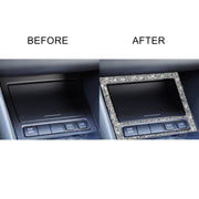 Car Ashtray Frame Diamond Decoration Cover Sticker for Volkswagen Golf 6 2008-2012, Left and Right Drive