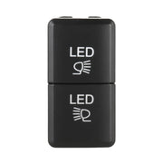 TS-201 For Toyota Car Blue-green Light Large Fog Light Dual Control Switch with Lock