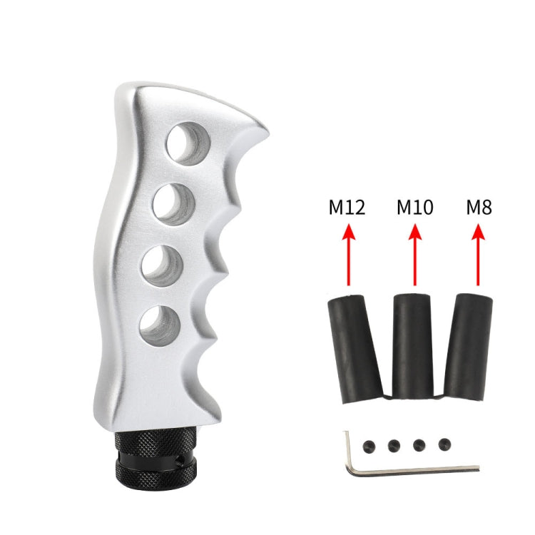 Universal Vehicle Knife-shaped Modified Gear Shift Knob (Silver)
