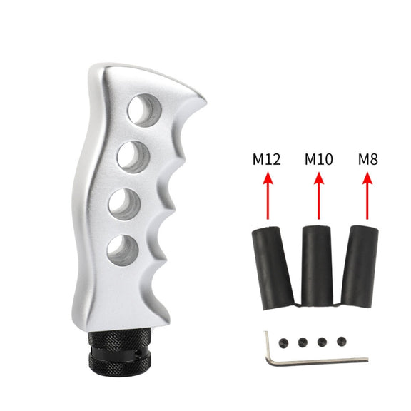 Universal Vehicle Knife-shaped Modified Gear Shift Knob (Silver)