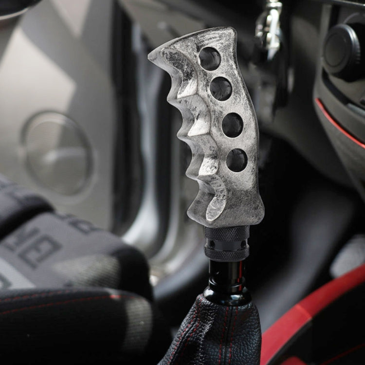 Universal Vehicle Knife-shaped Modified Gear Shift Knob (Titanium Color)