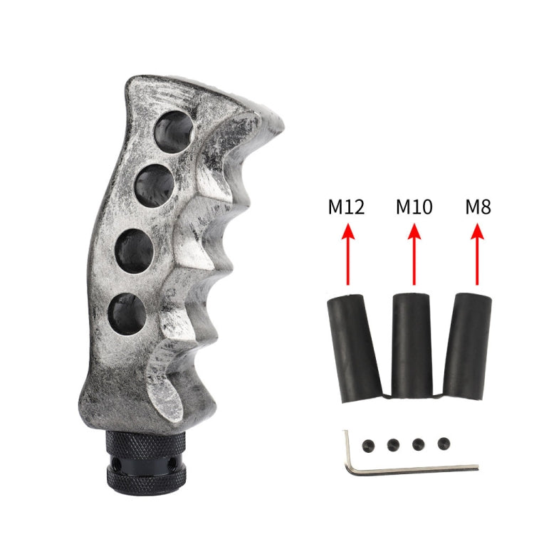 Universal Vehicle Knife-shaped Modified Gear Shift Knob (Titanium Color)