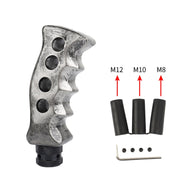 Universal Vehicle Knife-shaped Modified Gear Shift Knob (Titanium Color)