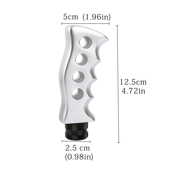 Universal Vehicle Knife-shaped Modified Gear Shift Knob (Titanium Color)