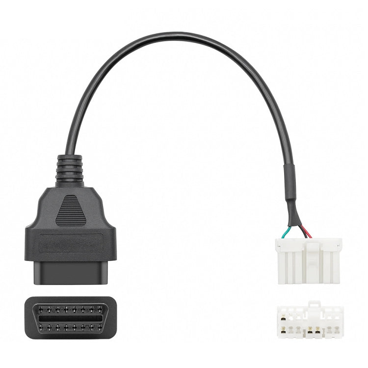 For Tesla Model X / S 2012-2015 OBDII to 12 Pin OBD Adapter Cable