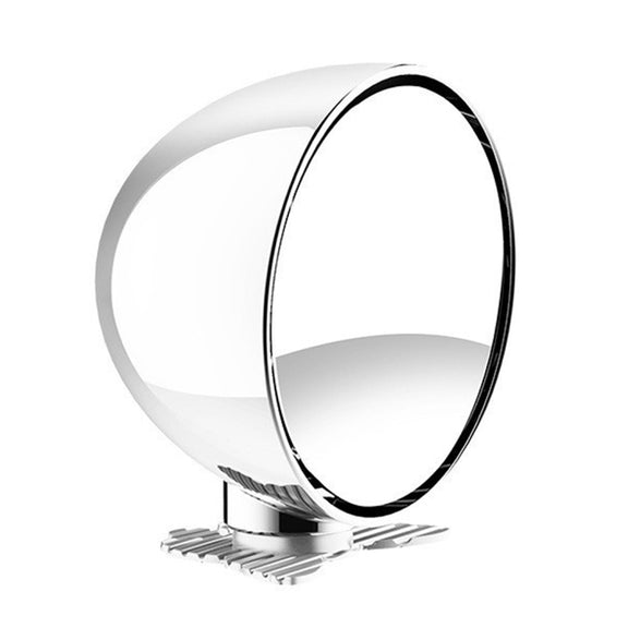 3R-045 Auxiliary Rear View Mirror Car Adjustable Blind Spot Mirror Wide Angle Auxiliary  Side Mirror, Diameter: 70mm (White)