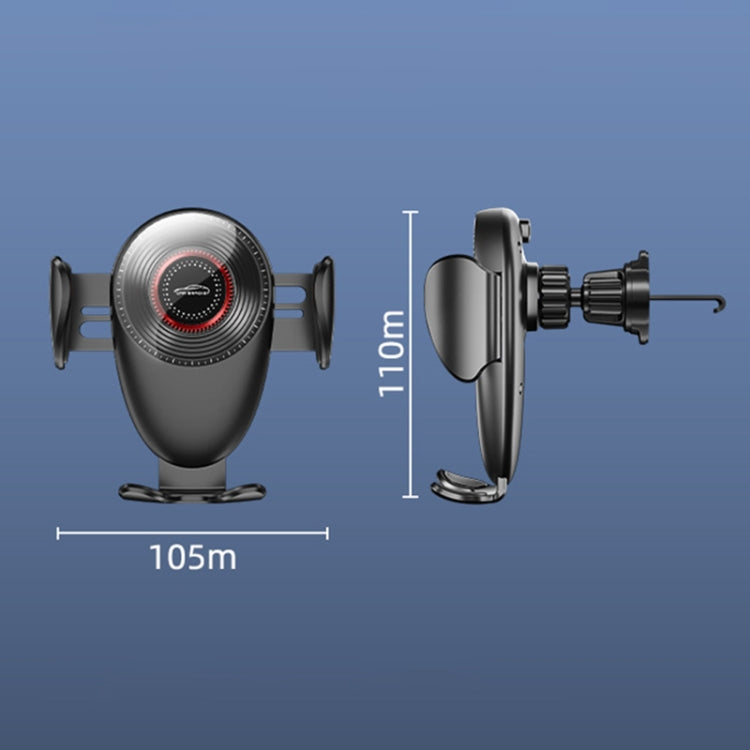 M8 Universal Car Mechanical Gravity Air Outlet Phone Navigation Holder
