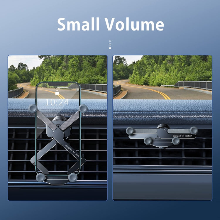 Car Knob Air Outlet Invisible Aluminum Alloy Gravity Holder