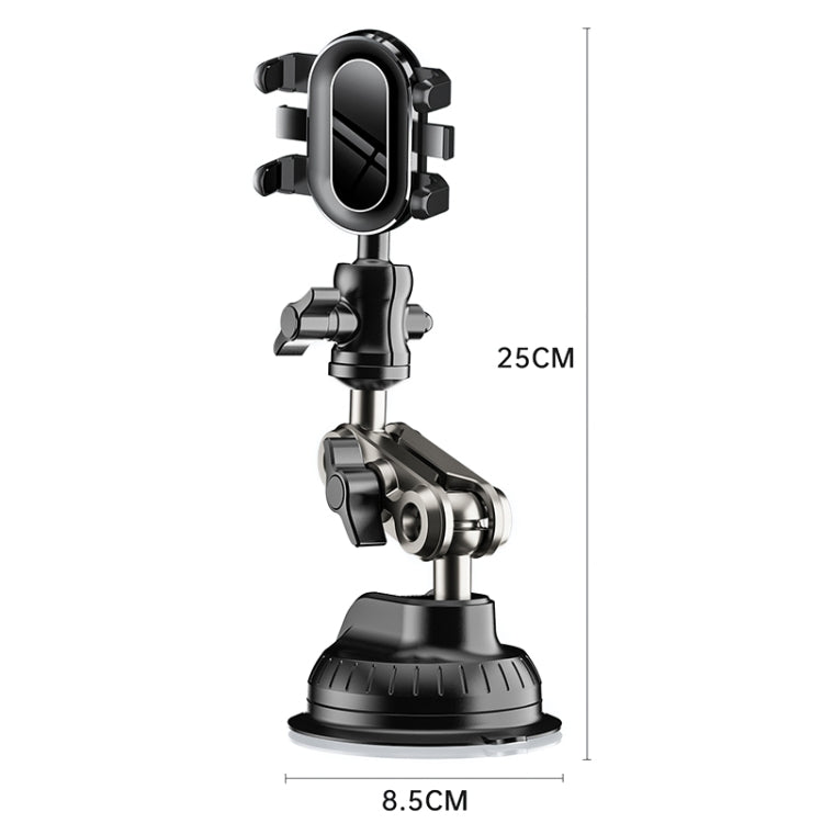 Car Universal Overhead Camera Suction Cup Phone Holder, Short Style