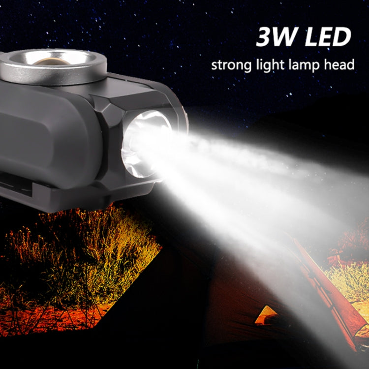 1902A Folding Magnet Car Inspection Light Work Maintenance Lamp Emergency COB LED USB Charging Lamp