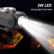 1902A Folding Magnet Car Inspection Light Work Maintenance Lamp Emergency COB LED USB Charging Lamp