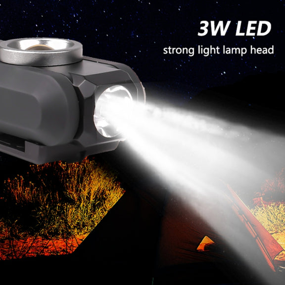 1902A Folding Magnet Car Inspection Light Work Maintenance Lamp Emergency COB LED USB Charging Lamp