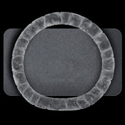 D Style Car Universal Self Heating Plush Warm Anti-skid Steering Wheel Cover, Diameter: 38cm (Grey)