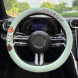 Round Style Car Universal Cartoon Pattern Plush Warm Anti-skid Steering Wheel Cover, Diameter: 38cm (Green) - Steering Wheel Accessories by PMC TechLife | Online Shopping South Africa | PMC TechLife | Buy Now Pay Later Mobicred