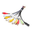 Palminfo Android Navigation 20-pin Audio Microphone Cable RCA Bass Amplifier Cable - DIY Cables by PMC TechLife | Online Shopping South Africa | PMC TechLife | Buy Now Pay Later Mobicred