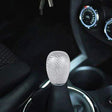 Car Carbon Fiber Pattern Gear Shift Knob Short Style Duck Egg Type Automatic Gear Head (Silver) - Shift Knob by PMC TechLife | Online Shopping South Africa | PMC TechLife | Buy Now Pay Later Mobicred