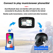 P502M Motorcycles Portable Water-resistant 5 inch Wireless Carplay GPS Navigator