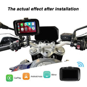P502M Motorcycles Portable Water-resistant 5 inch Wireless Carplay GPS Navigator