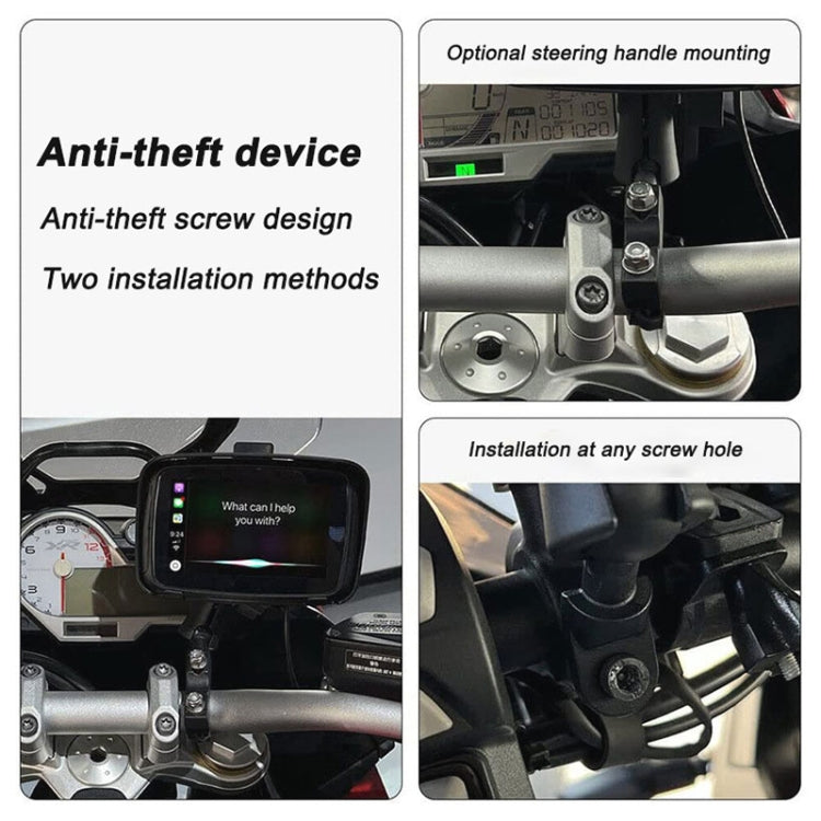 P502M Motorcycles Portable Water-resistant 5 inch Wireless Carplay GPS Navigator