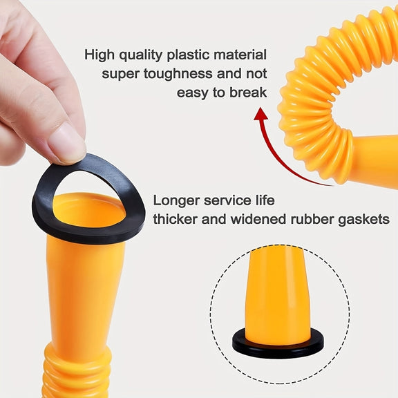 3pcs / Set Hexagonal Nut Plug Anti-Slip Plastic Cap