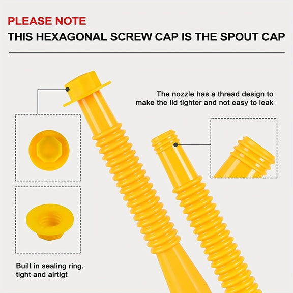 3pcs / Set Hexagonal Nut Plug Anti-Slip Plastic Cap
