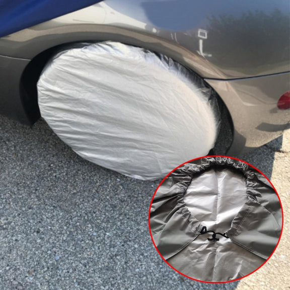 4pcs / Set Car Tire 420D Oxford Cloth Protective Cover, Diameter: 68-73cm, Width: 32cm