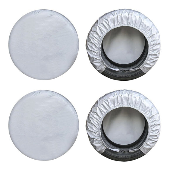 4pcs / Set Car Tire 420D Oxford Cloth Protective Cover, Diameter: 68-73cm, Width: 32cm