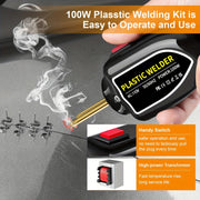 Hot Stapler Plastic Welding Machine Car Bumper Repair Kit Plier, US Plug