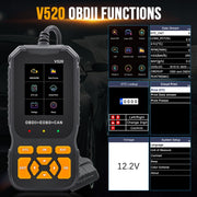Handheld Portable Car Engine Fault Diagnostic Tool