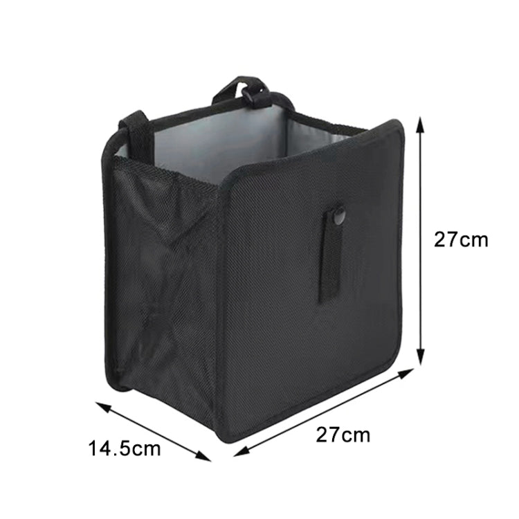 Car Garbage Storage Box Hanging Rear Seat Storage Bag, Size: 27 x 27 x 14.5cm