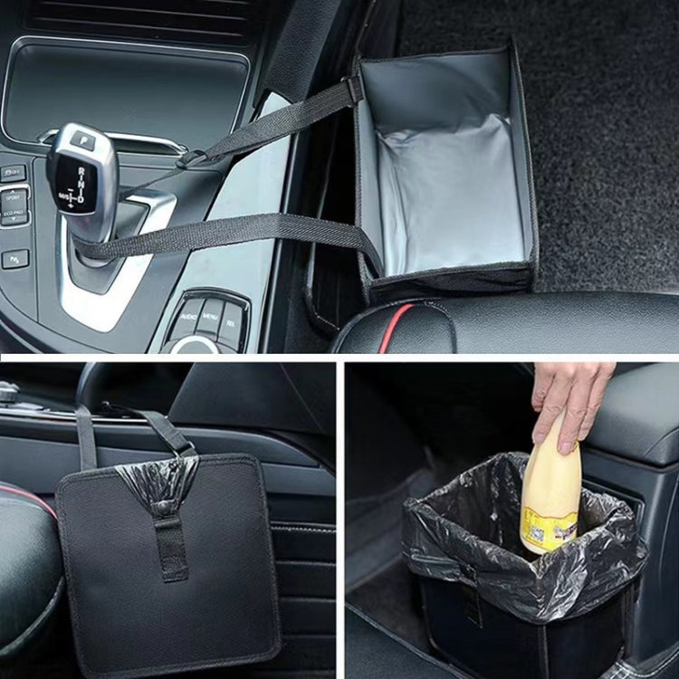 Car Garbage Storage Box Hanging Rear Seat Storage Bag, Size: 27 x 27 x 14.5cm