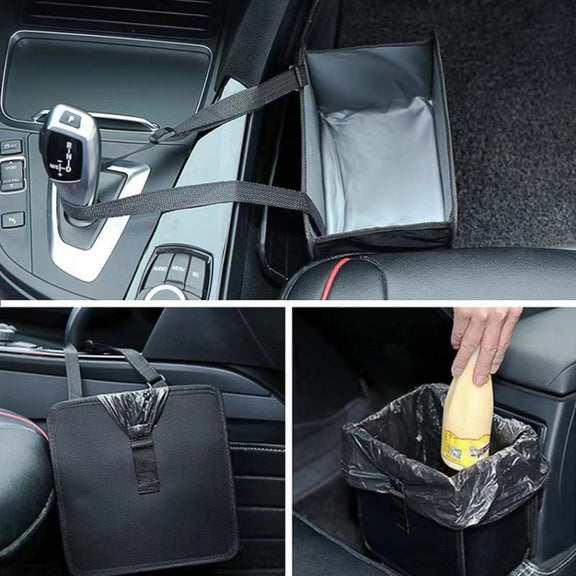 Car Garbage Storage Box Hanging Rear Seat Storage Bag, Size: 27 x 27 x 14.5cm
