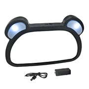 Car Baby Auxiliary Viewing Mirror with LED Remote Control Light + USB Charging