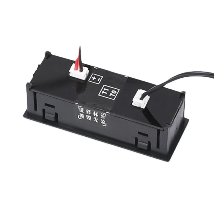 3 in 1 DC5-50V Car High-precision Electronic LED Luminous Clock + Thermometer + Voltmeter (Red)