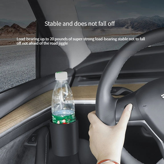 For Tesla Model Y / 3 4pcs / Set Car Door Water Cup Storage Holder
