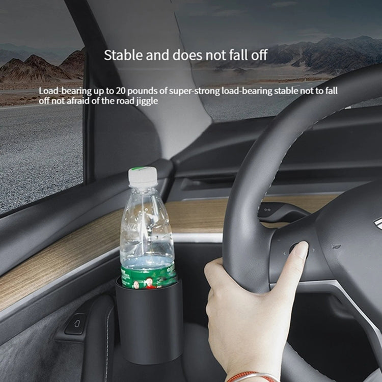 For Tesla Model Y / 3 4pcs / Set Car Door Water Cup Storage Holder