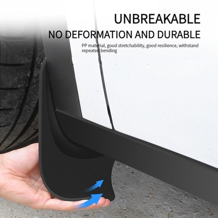 For Tesla Model 3 4 ppcs / Set Car Fenders Mud Flap Modification Accessories